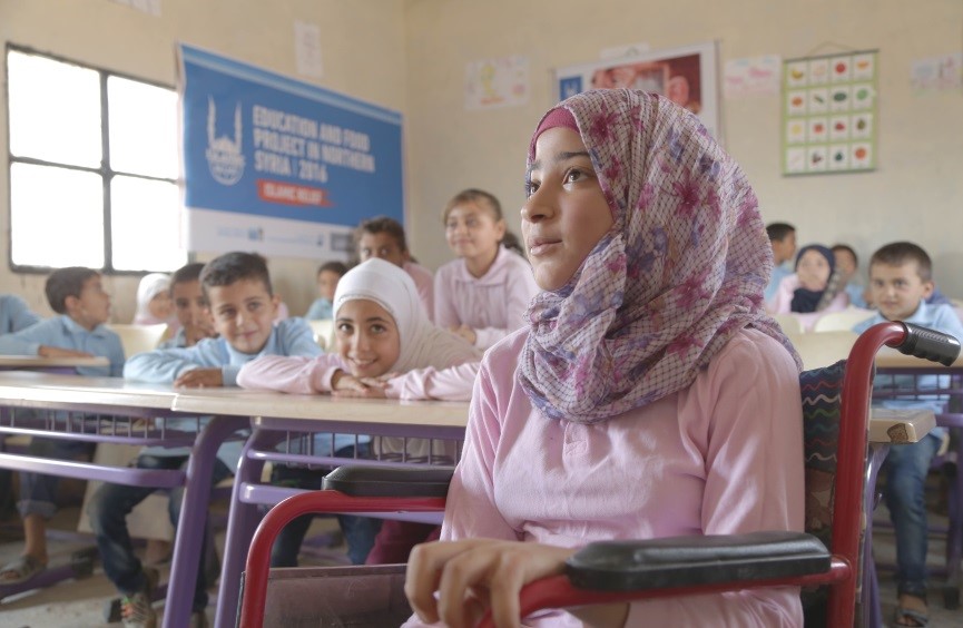 IR Syria - School girl